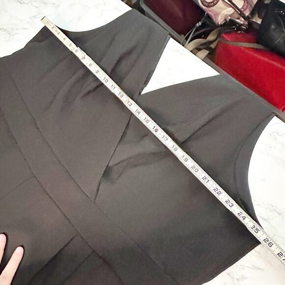 Torrid Studio Refined Sleeveless Black Crepe Surplice Jumpsuit women’s plus 26 - Picture 10 of 14